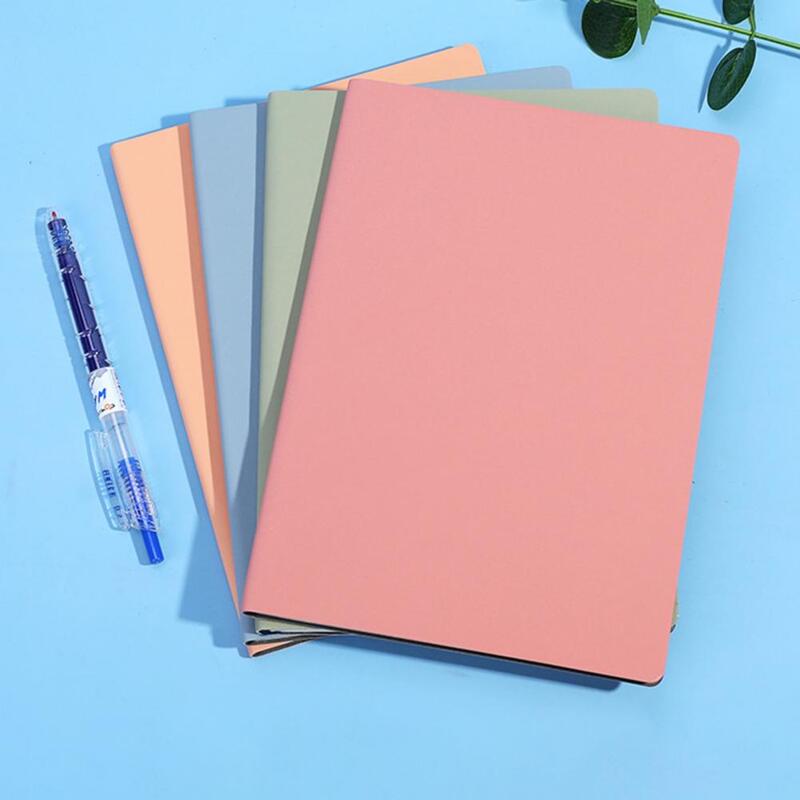 Portable Notebooks A5 Soft Leather Journals Schedule Diary Planner Agenda Business Notepad Student Office Supply Stationery