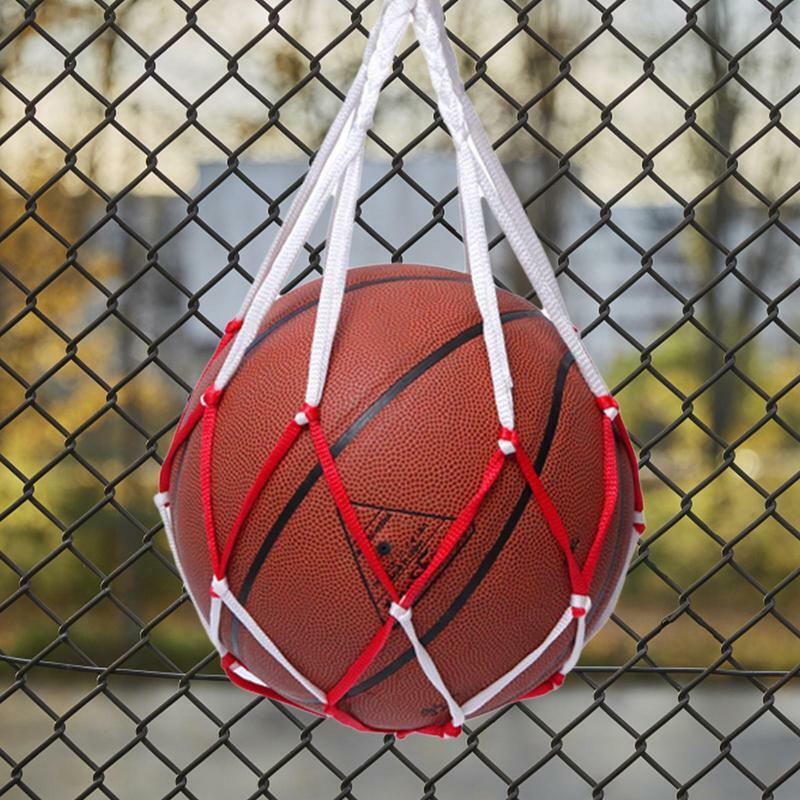 Сетчатая Сумка для одного мяча, мешок для волейбола с хорошей прочностью, для игроков в футбол, аксессуары для переноски одного мяча для баскетбола