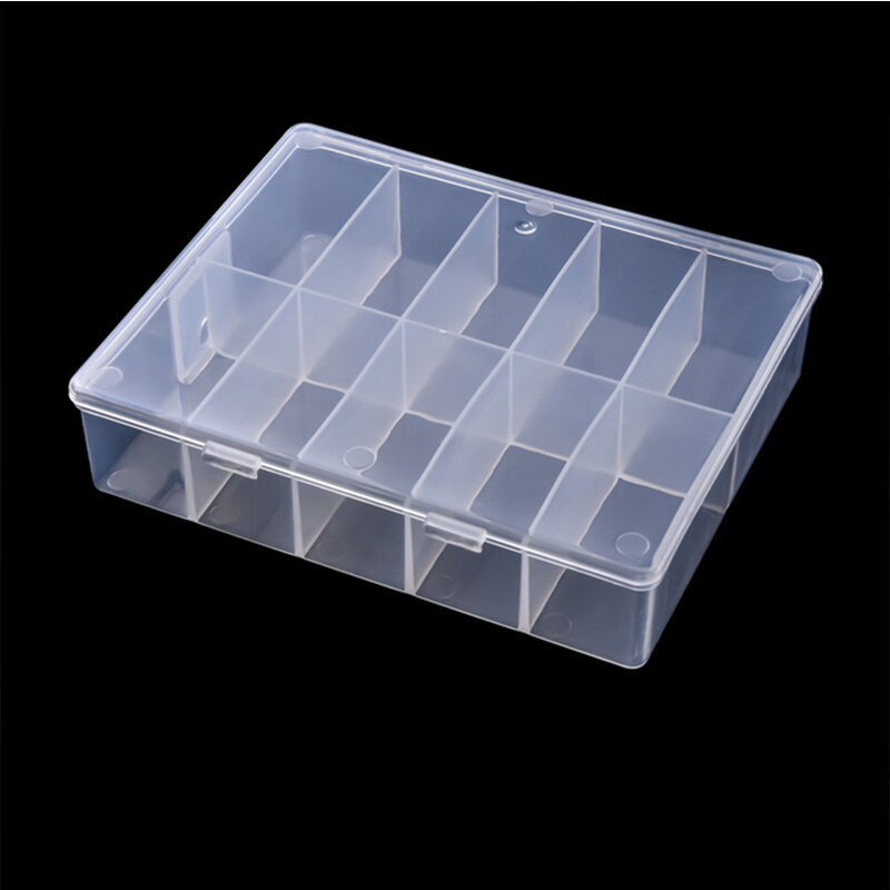 10-Grids пластиковая Фольга для ногтей коробка хранение для принадлежностей для дизайна ногтей чехол пустой контейнер для Стразы драгоценных камней Органайзер Фольга для ногтей пластиковая коробка