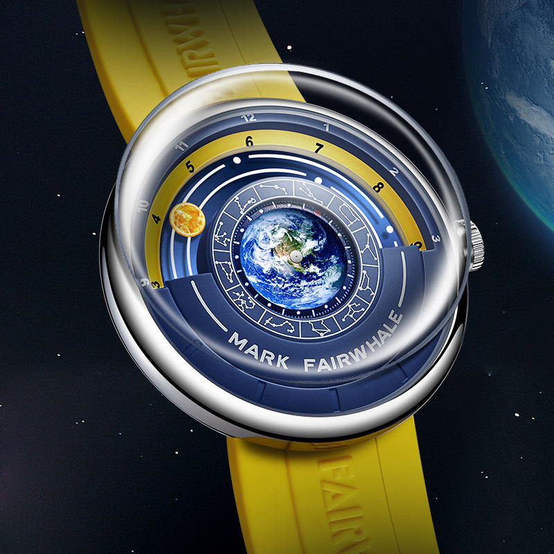 セホエール-シリコンストラップ付きクォーツ時計、防水腕時計、地球ダイヤルファッション、新しいデザイン、ベストセラー、2024
