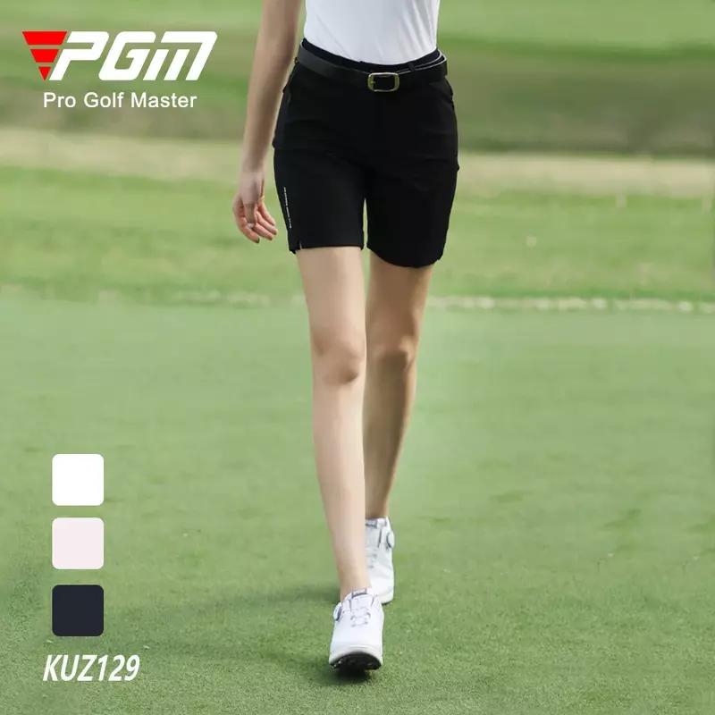 PGM-女性用防水ゴルフショーツ,伸縮性のあるスポーツパンツ,裾の分割,夏