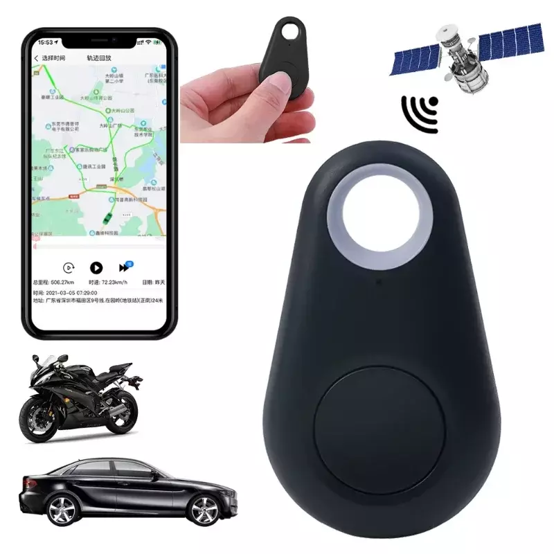 Mini GPS Tracker Bluetooth 4,0 Smart Locator Anti-Lost-Gerät GPS Locator Mobile Schlüssel Haustier Hund Haustier Kinder Finder für Smart