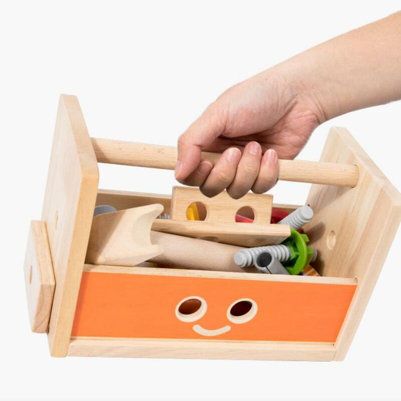 小さな女の子と男の子のためのツールセット,ナットとボルト付きの子供用ツールセット,モンテッソーリ建設玩具,子供用ツールボックス