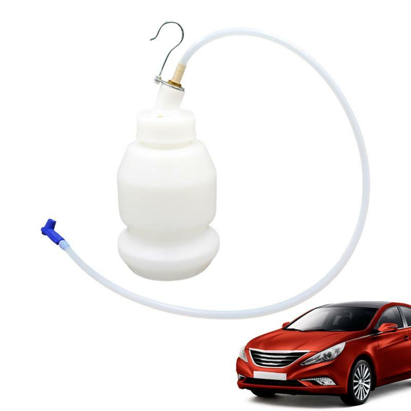 Auto Rem Bloeden Kit 1l Remvloeistof Ontluchter Fles Flexibele Auto Remvloeistof Afzuiging Rem Systeem Bloeden Gereedschap Set