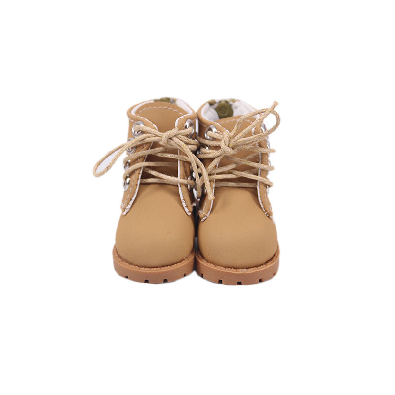 5Cm Boneka Sepatu Boots Tinggi-Top PU Sepatu untuk 14.5 Inci Amerika Paola Reina Doll & 1/6 BJD Blythe EXO Boneka Sepatu Generasi Gadis
