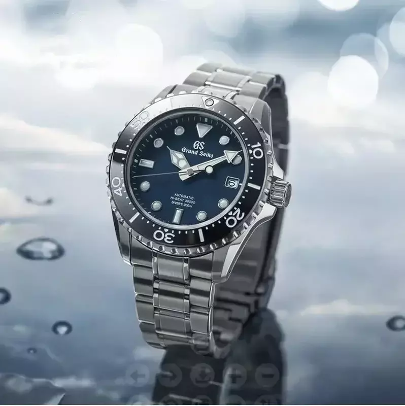 Luxury Brand Fashion Watch Grand Seiko Sport Collection Hi Beat Stainless Steel Non-Mechanical Quartz Men's Wrist Watch 2024