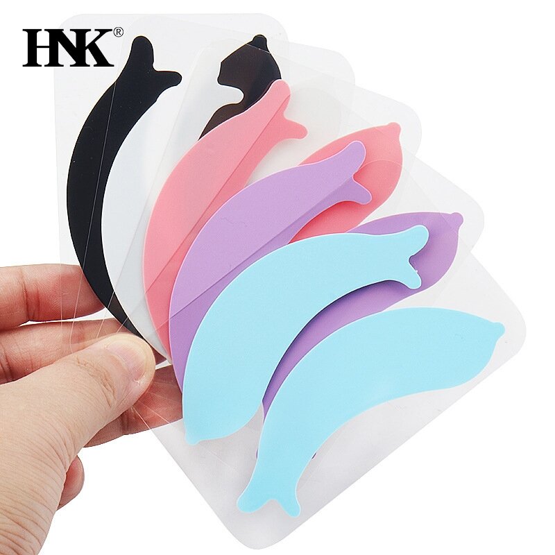 1Pair Reusable Eye Pads Silicone Stripe Lash Lift Eyelash Extension Hydrogel Patches Under Eye Gel Patch Makeup Tools