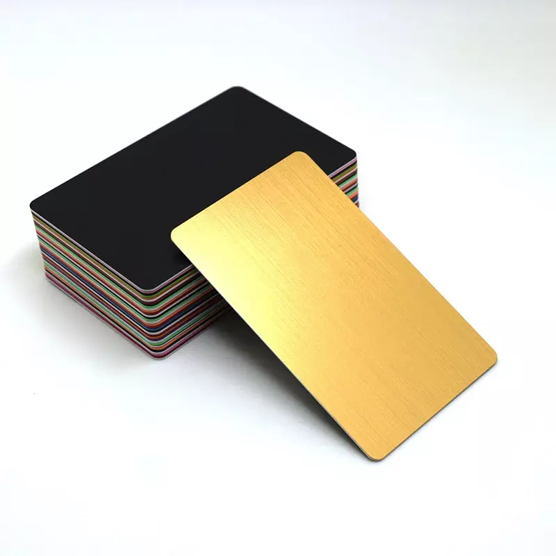 Benutzer definierte, benutzer definierte, Metall Visitenkarte benutzer definierte NFC-Karten/luxuriöses geprägtes Edelstahl Metall Hotel