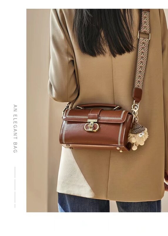 Женская сумка DROZENO, новинка 2024, популярная сумка через плечо, женская кожаная поясная сумка