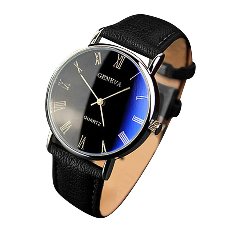Brand Men's Watch Belt Watch Fashion  Roman Literal Business Men's Watch Quartz Watch Reloj Hombre Steel Erkek Kol Satleri