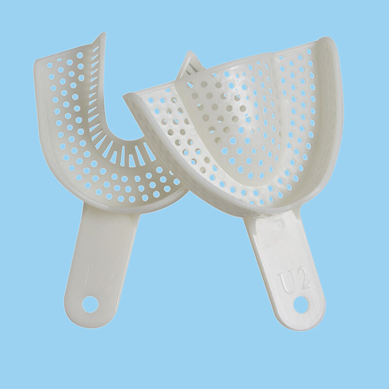 1 para aparatów dentystycznych Jednorazowa proteza dentystyczna Forma do jamy ustnej Impression Biała taca Przesunięcie przednich zębów Odpoczynek dentystyczny
