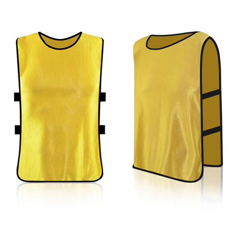 Gilet da calcio Rugby Sports Training maglia a 12 colori poliestere basket Cricket maglie ad asciugatura rapida vestibilità ampia