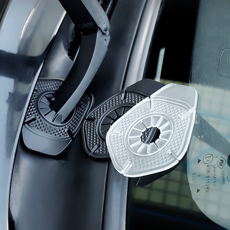 Casing Pelindung Silikon Penutup Tahan Debu Lubang Wiper Kaca Depan Mobil Universal untuk Lengan Pencegahan Daun Puing-puing Bawah Wiper