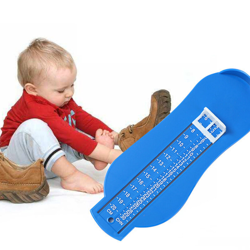 Pengukur kaki bayi sepatu penggaris kaki anak pengukur ukuran sepatu balita penggaris ukuran sepatu anak-anak alat Fitting kaki tumbuh panjang