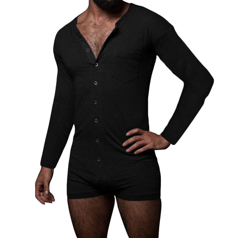 Macacões de poliéster longo respirável masculino bodysuit masculino para baixo macacões de alta qualidade, roupas de homem, calça M ~ 3XL, novo