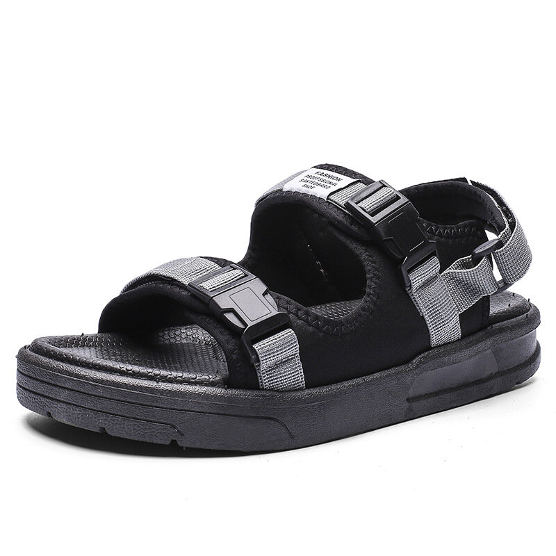 2024 Summer New Mens Sandals Korean Trendy Fashion Outdoor Leisure Sports Beach Shoes Men Slides Couple Zapatilla Hombre Slipers
