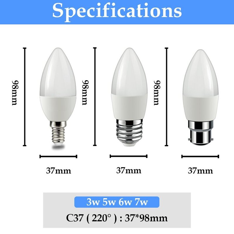10 Buah Lampu LED Langsung Pabrik Lampu Lilin G45 GU10 MR16 220V Daya Rendah 3W-7W Lumen Tinggi Tanpa Strobo Berlaku untuk Belajar Dapur