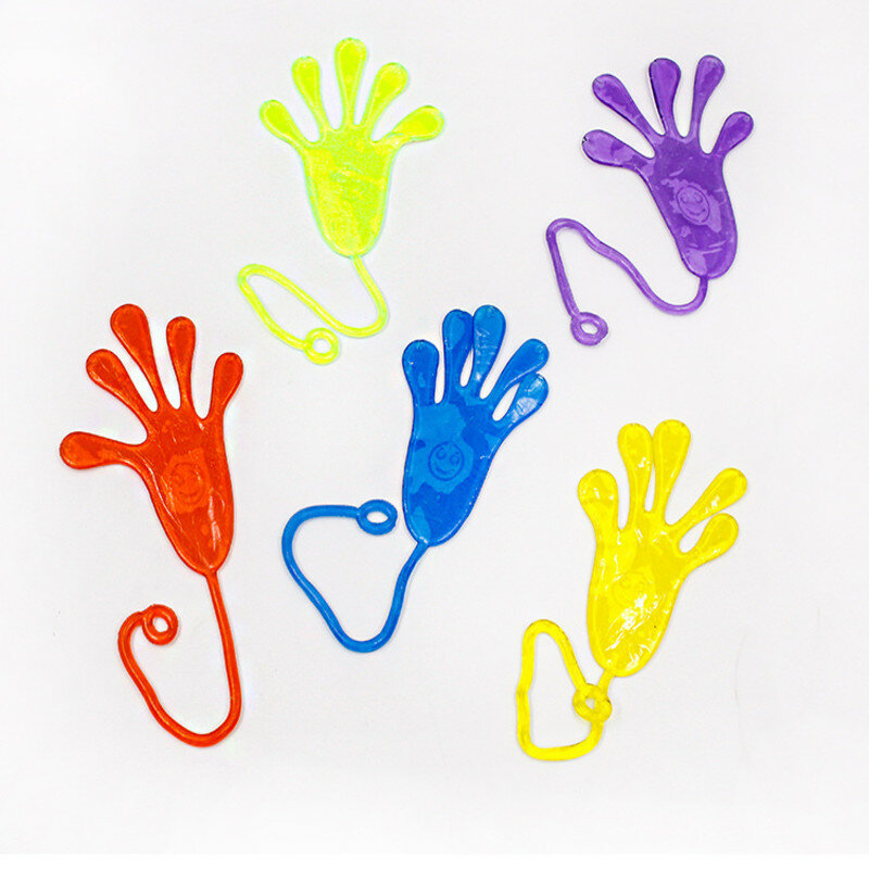 Sticky Hands Toy for Kids, Elastic Sticky Squishy Slap, Novidade Presente, Party Favors Supplies, Engraçado, 20 Pcs