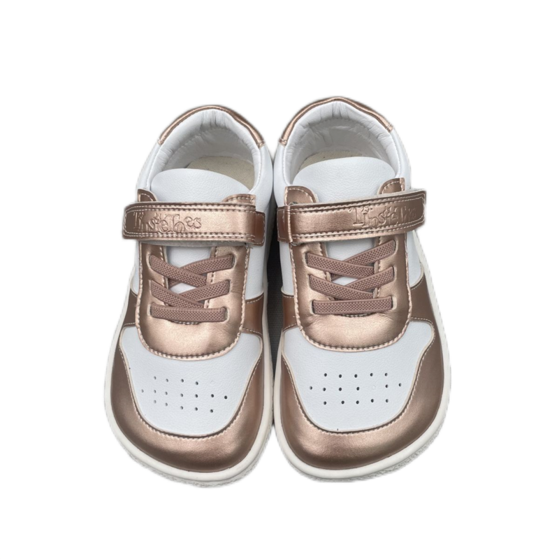 Tipsietoes-zapatos de piel auténtica para niños y niñas, zapatillas descalzas, ligeras, minimalistas, con correa elástica, para primavera, 2024
