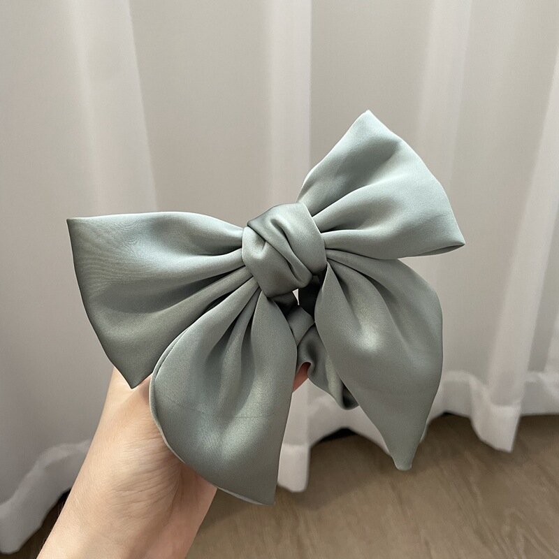 Retro Simple Satin Hair Scrunchie Candy Color Elastic Hair Bands Ponytail Hair Ties Fashion Ornament For Girls Hair Accessories