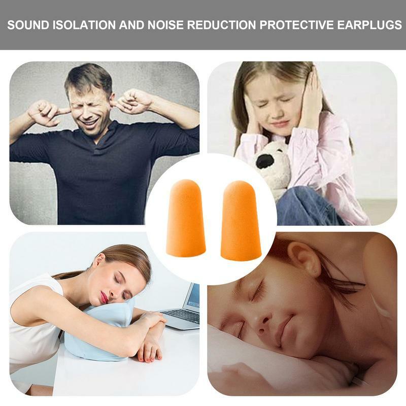 Zatyczki do uszu z redukcją szumów wygodne 2 sztuki zatyczki do uszu wielokrotnego użytku wysokiej jakości i wielokrotnego użytku ochrona słuchu zatyczki do uszu miękkie szumy