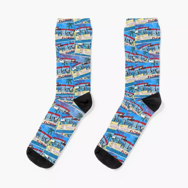 Saudações de meias atadas para homens e mulheres, meias profissionais, presente de Natal engraçado, meias designer