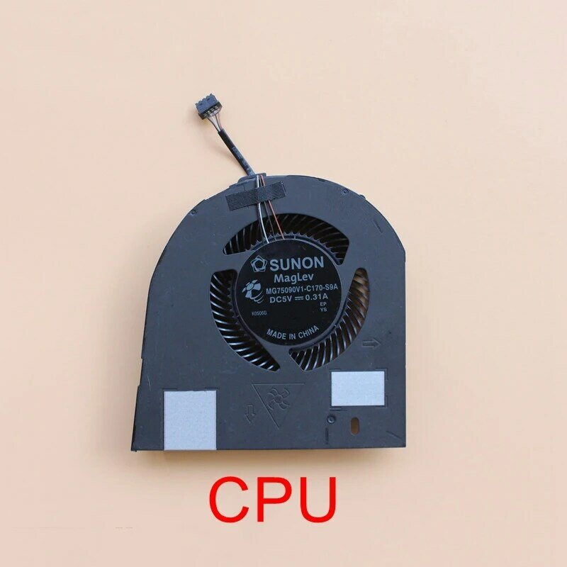 Kipas pendingin GPU CPU Laptop asli baru untuk Dell Precision 7530 M7530 7540 P74F MG75090V1-C170-S9A pendingin MG75090V1-C160-S9A