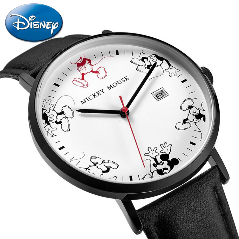 Prezent Disney z skrzynka świetlna prostym dziecięcym osobowością kolorowym kalendarzem świecący męski Zegarek kwarcowy Zegarek Outdoor Reloje
