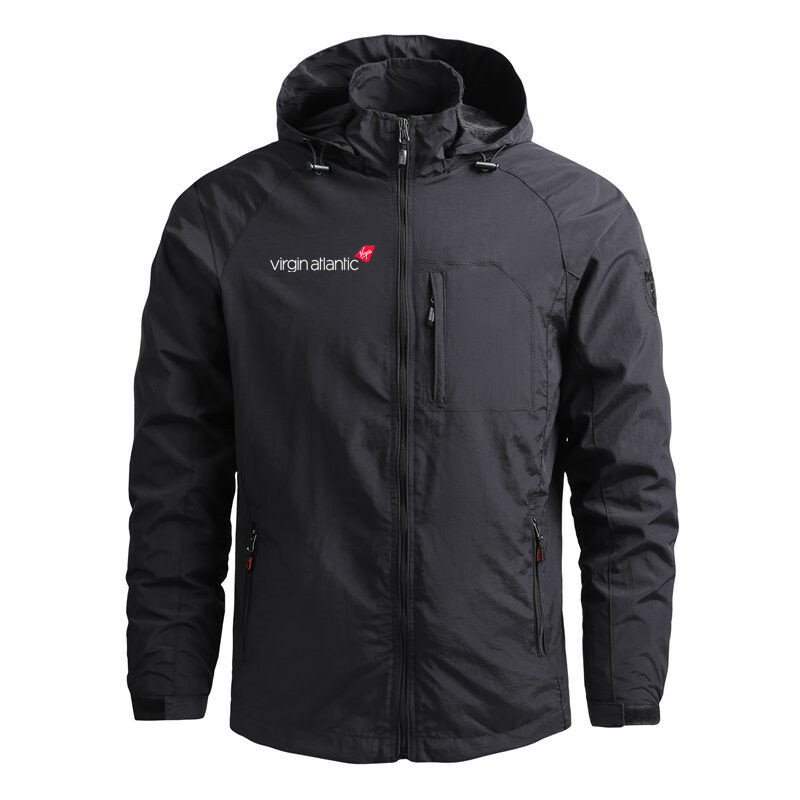 Top Hot Outdoor militare con cappuccio giacca per il tempo libero con cerniera di alta qualità per uomo nuove giacche da alpinismo con tasche Multiple da uomo