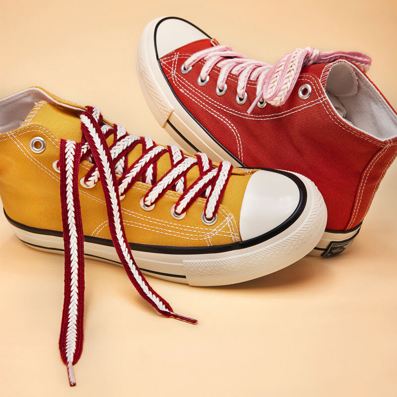 موضة القمح الأذن الأربطة القطن أربطة حذاء مسطح للأحذية رياضية أحذية قماش عادية الأربطة سلاسل اكسسوارات