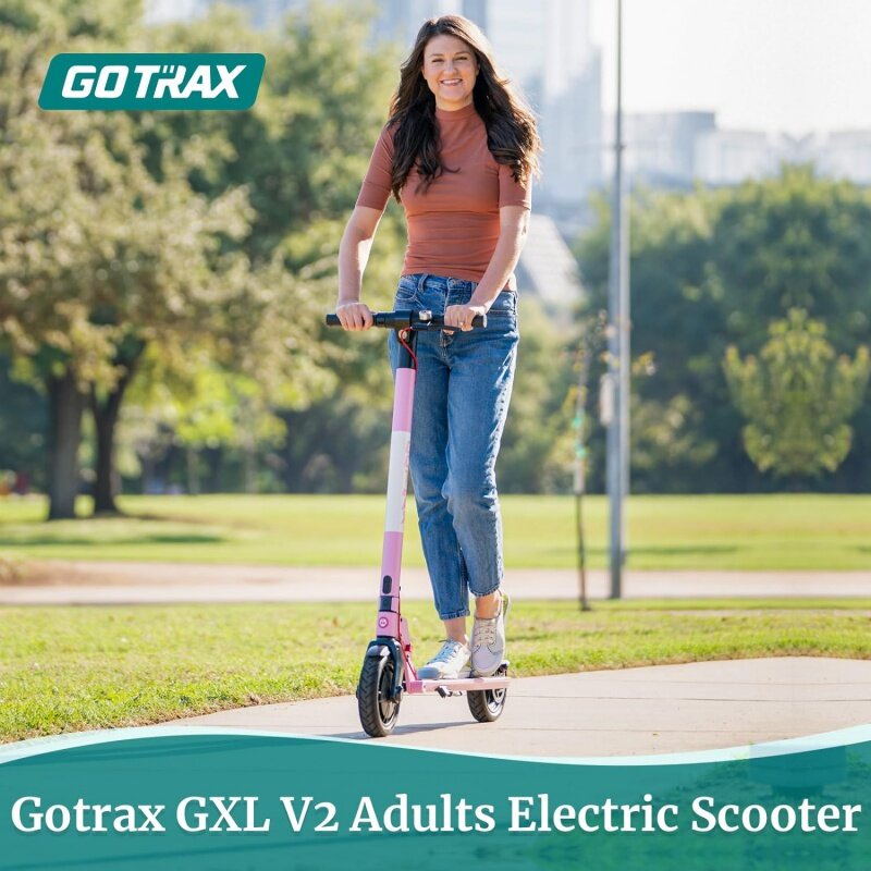 Scooter elétrico para adultos, pneu sólido 8.5 ", alcance máximo de 12 ou 16 milhas, 15.5mph Power by 250W 300W Motor