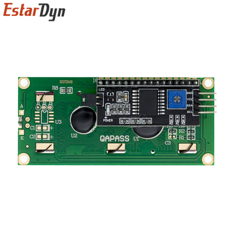 Lcd modul blau grün bildschirm iic/i2c 1602 für arduino 1602 lcd uno r3 mega2560 lcd1602