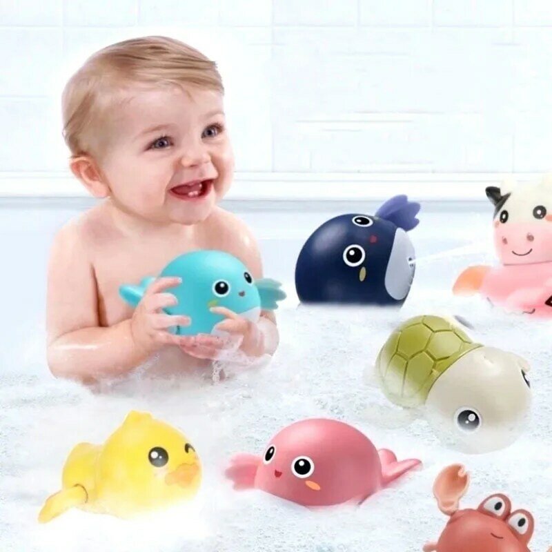 Natação Clockwork Water Game Brinquedos para crianças, Baby Bathing Ducks, Banheira de banho infantil, Verão