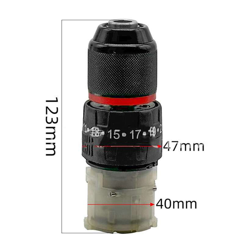 Replacement Impact Drill Gearbox for 12V16 8V21V Power Tool Part Durable and Unused Metal Material Suitable for Model A B C