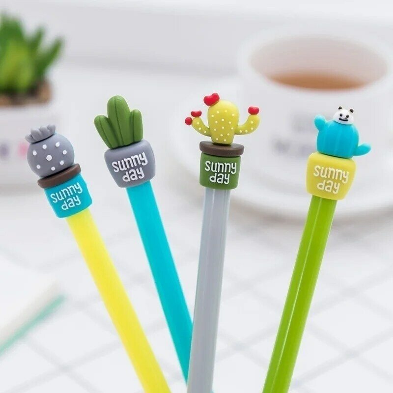 محايد القلم لطيف الكرتون القلم توقيع القلم الكورية الإبداعية القرطاسية اللوازم المدرسية الابتدائية Kawaii لطيف القرطاسية أقلام لطيف