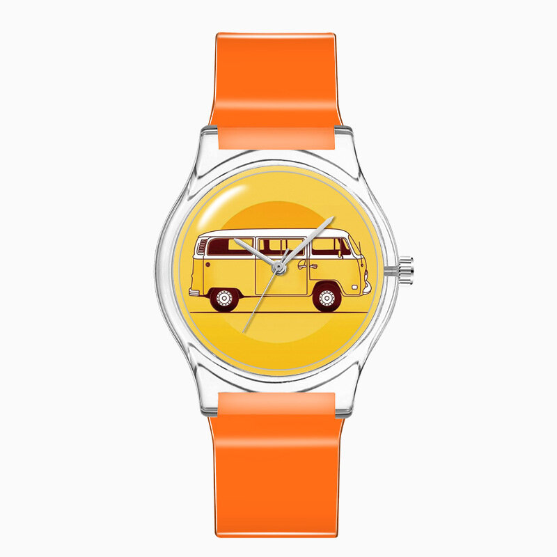 윌리스 패션 여성 시계, 방수 여성 레저 석영 판매 인기 손목 시계, 브랜드 투명 실리콘 밴드 시계