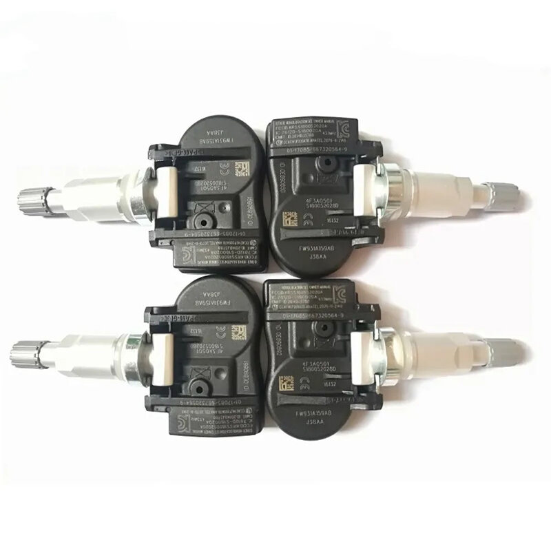 Sensor de pressão dos pneus para Land Rover Range Rover Sport, FW931A159AB, FW93-1A159-AB, 433MHz, LR031712, LR058023, LR066378, 4pcs