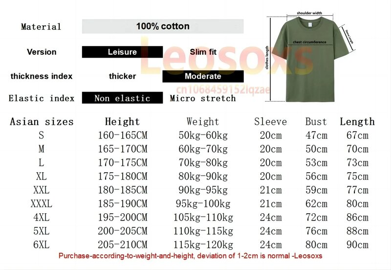 TEW-Camiseta de algodón para hombre y mujer, camisa de manga corta con rip Leosoxs, holgada, versátil, color negro