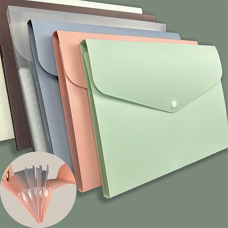 Папка для документов формата А4, водонепроницаемый бумажный органайзер, портфель большой вместимости, офисные принадлежности с 5 отделениями