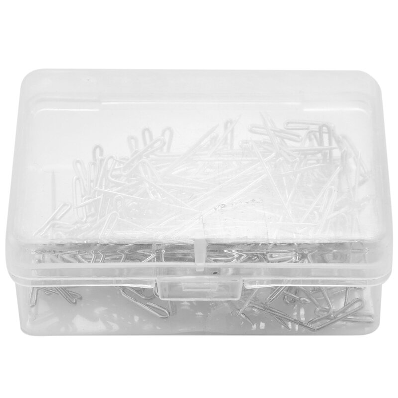 100 szt. T Pin srebrny z pudełkiem do modelowania peruki sztuka szycia narzędzie do majsterkowania 38Mm