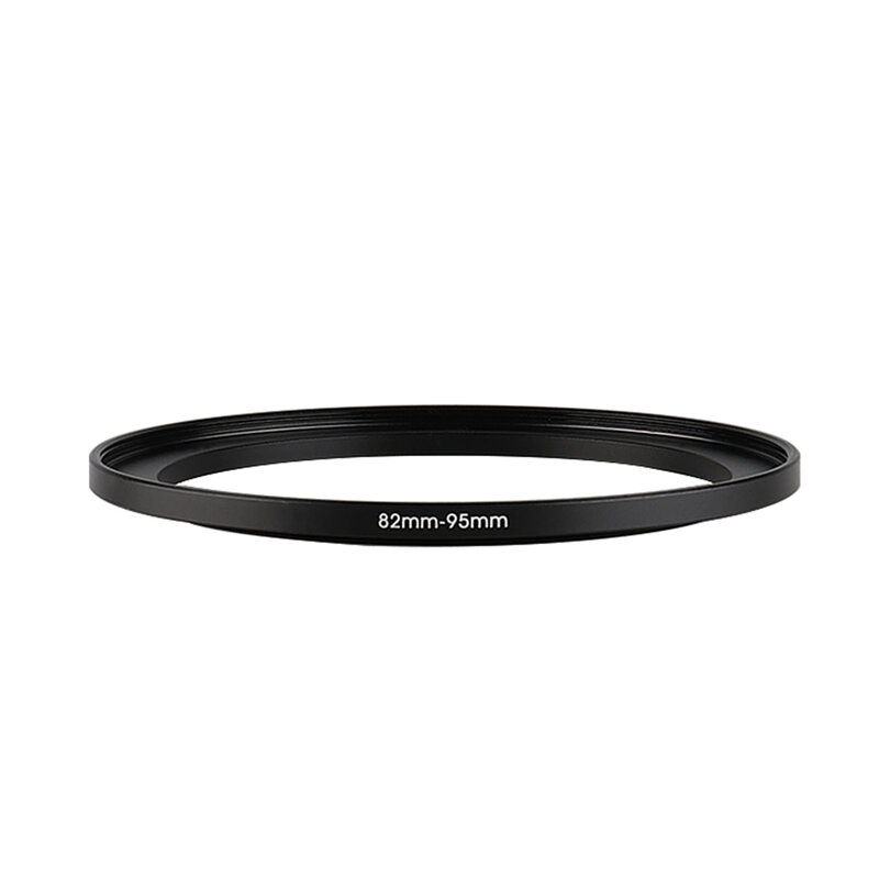 Aluminium Black Step Up cincin Filter 82 mm-95 mm 82-95mm 82 sampai 95 Filter adaptor lensa adaptor untuk Canon Nikon Sony lensa kamera DSLR