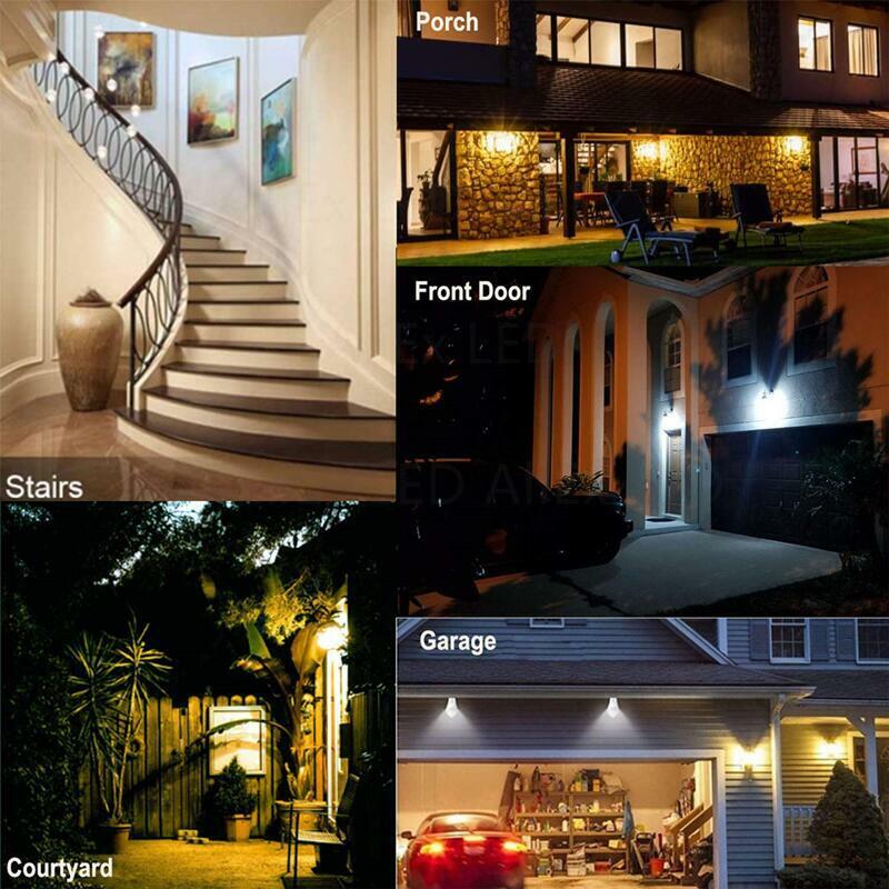Bombillas LED con Sensor de movimiento PIR, luz nocturna de amanecer, atardecer, escalera, camino, pasillo, lámparas de emergencia, 12W, 15W, 18W, 20W, E27, 220V
