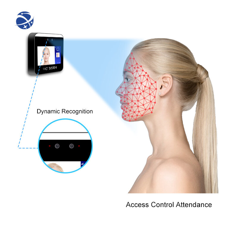 YYHC-Produits de contrôle d'accès à reconnaissance qualifiée ale biométrique dynamique, avec présence de temps des employés