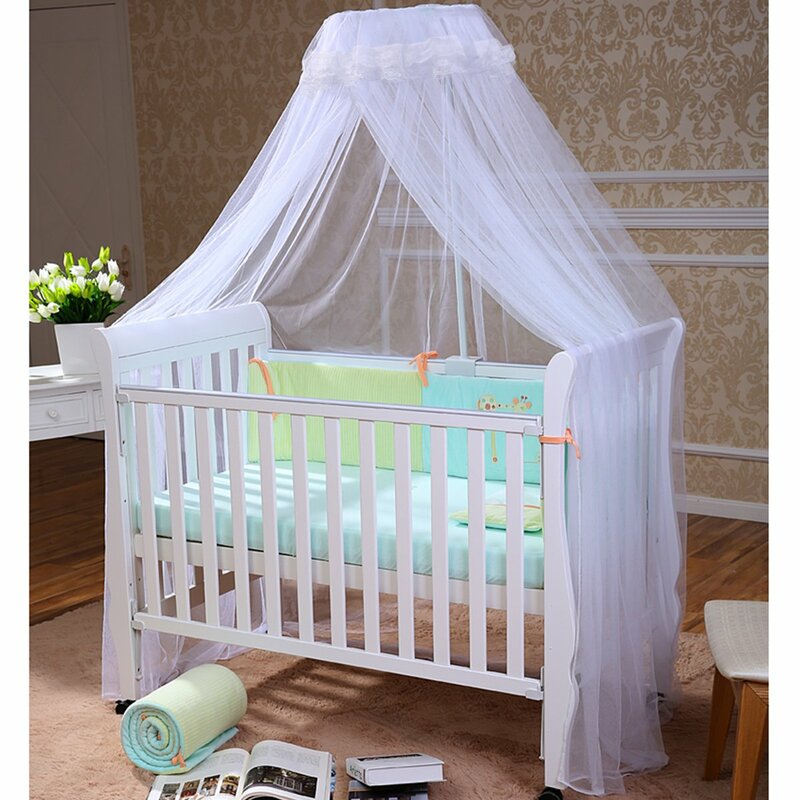มุ้งคลุมเตียงเด็กทารกสไตล์โดมเปลเด็กวัยหัดเดินอุปกรณ์เสริมเครื่องนอน