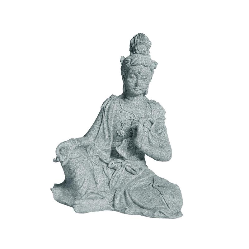 Guanyin Statue Artwork Birthday Gift Collection for Home Decor Buddha Figurine