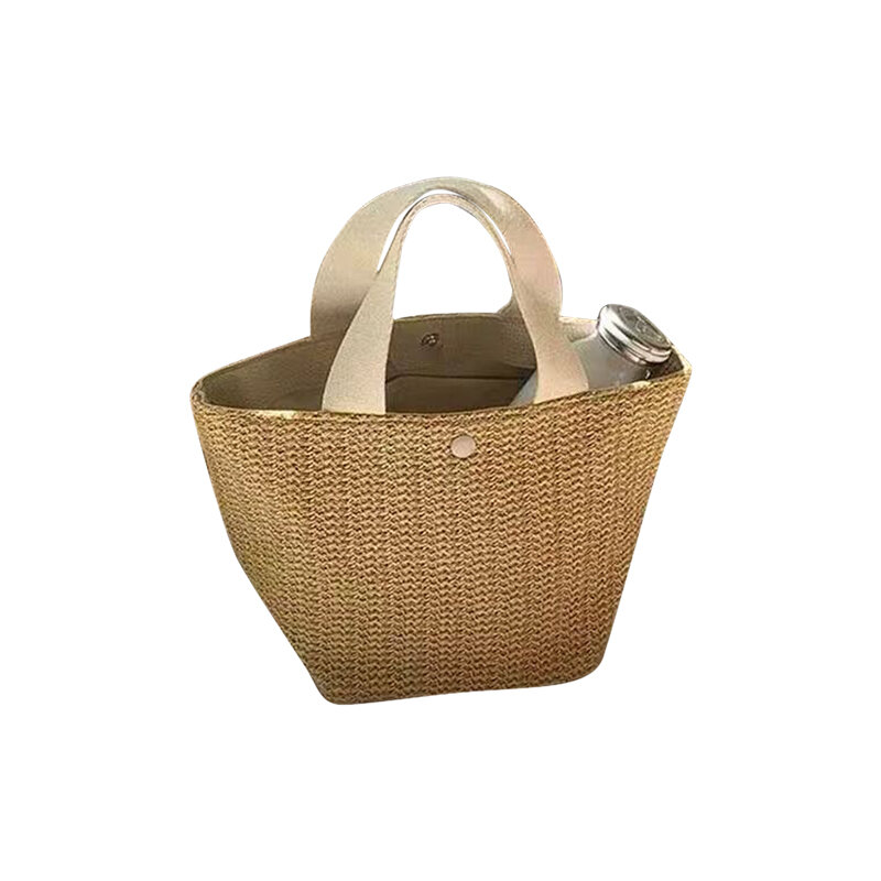 Женская плетеная Сумочка, Пляжная соломенная сумка в стиле ретро, лето 2023