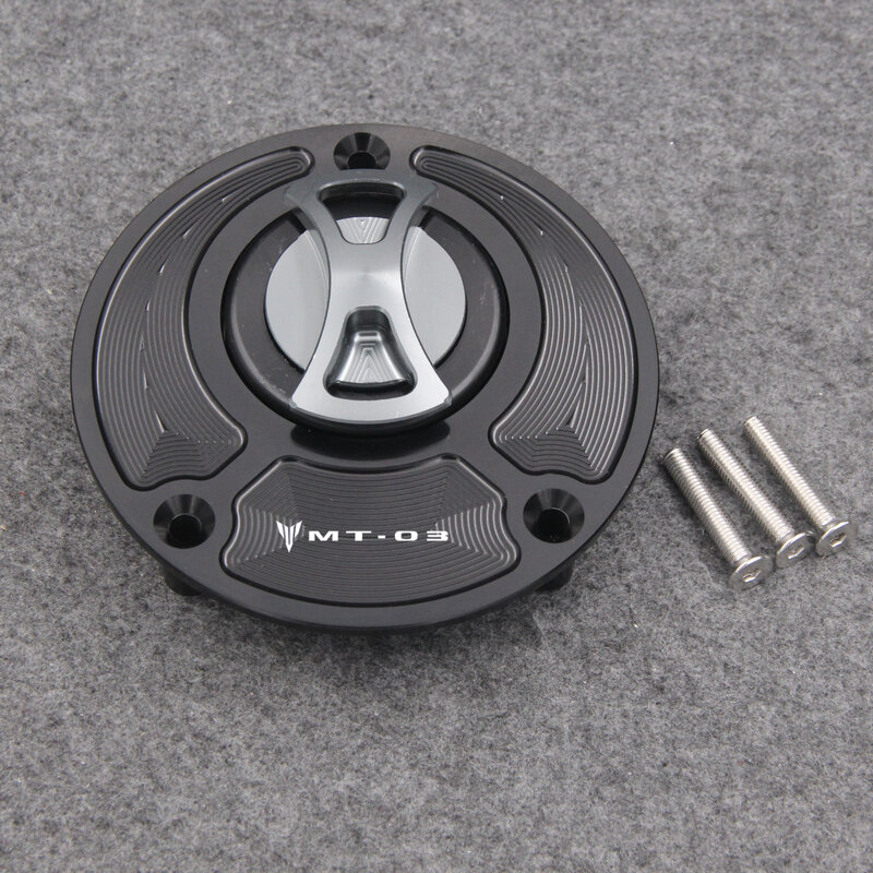 Keyless Motorcycle Fuel Gas Tank cap Cover For Yamaha MT-03 2015-2023 MT03