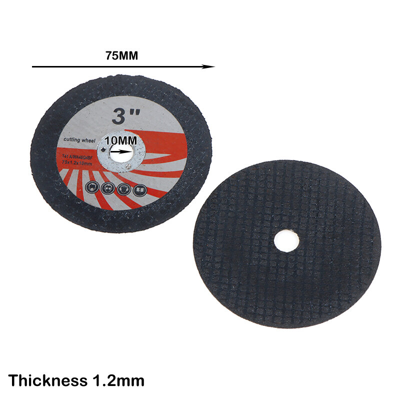 1/5PCS Angle Grinder Polishing Cutting Disc Electic Cutting Sheet 75mm Mini Cutting Disc Circular Resin Grinding Wheel