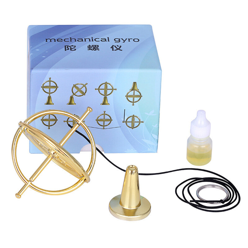 Żyroskop samobalansujący żyroskop Mini metalowy palec żyroskop ciśnieniowy odciążający klasyczną zabawkę edukacyjną na prezent dla dzieci