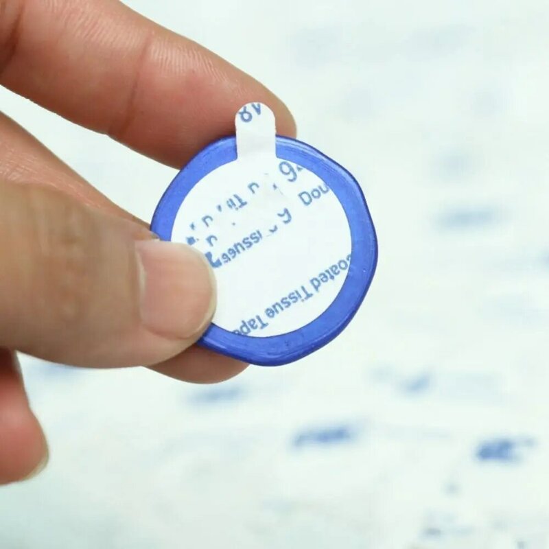 100 pz impermeabile Ultra-sottile Festival francobolli sigillatura busta timbro adesivi sigilli sigillo di cera adesivo biadesivo